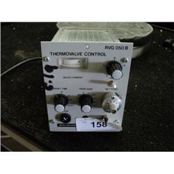 BALZERS THERMOVALVE CONTROL RVG 050B