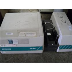 BECKMAN DU7400 SPECTROPHOTOMETER {print sequence} 19290