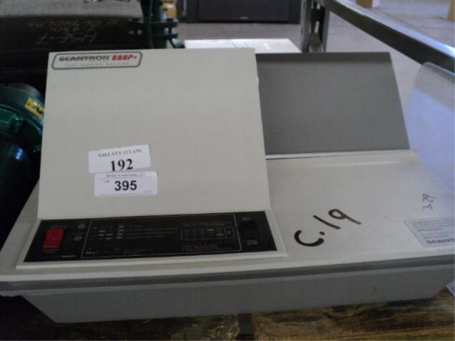 SCANTRON 888P TEST SCORING MACHINE {print sequence} 192