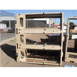 METAL TEST RACK, 3 BAY