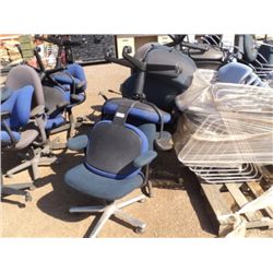LOT: OFFICE CHAIRS (9X THE MONEY)