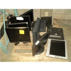 PALLET: LCD'S FLAT PANEL MONITORS, QTY=10