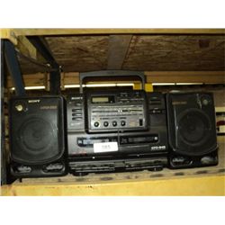 SONY CFD 545 RADIO SET UP