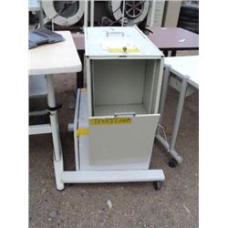 2 ROLL-A-ROUND FILE CARTS