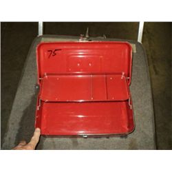 RED TOOL BOX W/LOCK