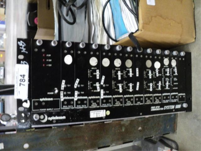 OPTELECOM SYSTEM 5000 FIBER OPTIC COMMUNICATION