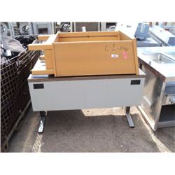 OFFICE DESK & PODIUM (2X THE MONEY)