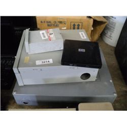 LOT: 3 METAL ELECTRICAL BOXES