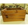 Image 1 : Wood Crate Vintage Wood Crate approx size 18" Long x 12  1/2" Wide x 9 1/2" Tall