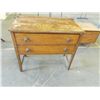 Image 1 : Vintage 2 Drawer Oak Server