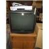 Image 2 : Philips Magnavox Color TV 24" W/Sony DVD-VHS All paper work is with unit With Remotes &  Swivel TV S