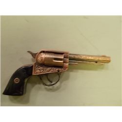 Pistol Cigarette Lighter Copper Colored Butane Lighter