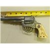 Image 1 : Western Cap Gun Red Texas Star/Steer Horn Grips one broken  cap gun in need of repair