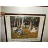 Image 1 : Picture Claude Monet Painting Print At the edge of a wood  approx 30" x 24"