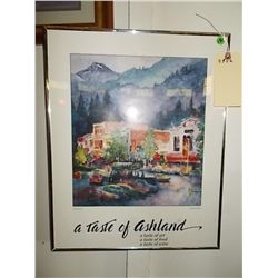 Picture "A Taste of Ashland" approx 16" x 20"