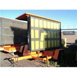 1998 Solar Dot Sign Traffic Trailer 3,634 Hours