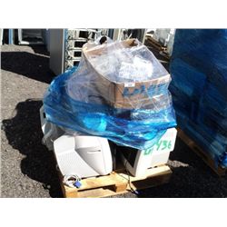 Pallet: Assorted CRT Monitors, Computer Gear