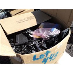 Pallet: Box of Keyboards, Mice, Power Cors, AC