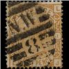 Image 1 : 1876 RARE GB 8p Orange Used Stamp (STM-1413)