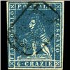 Image 1 : 1851 Tuscany 6g Stamp (STM-0925)