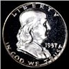 Image 1 : 1957 Franklin Proof Half PR66CAM (COI-10988)