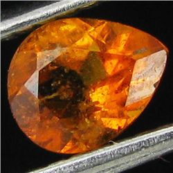 0.5ct Mandarin Fire Orange Clinohumite Pear (GEM-44020)