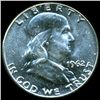 Image 1 : 1962D Franklin 50c MS64/65 FBL Weight & Double Die ERRORS (COI-10534)