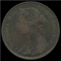 1882H British Victoria Halfpenny XF/VF (COI-7134)