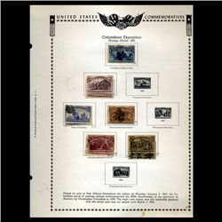 1893 US Stamp Album Page 10pcs (STM-1813)