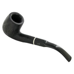 Vintage Italian Black & White Pipe (ANT-1144)