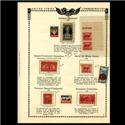 1926 US Stamp Album Page 10pcs (STM-1934)