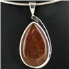 Image 1 : 49.35twc Red Moss Agate Sterling Pendant (JEW-3928)