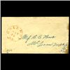 Image 1 : 1853 Wolcot NY Stampless Cover SCARCE (STM-2025)