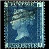 Image 1 : 1869 Britain 2p Blue Victoria Stamp (STM-0712)