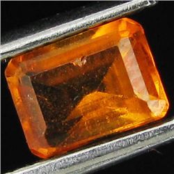 0.6ct Mandarin Fire Orange Clinohumite Emerald (GEM-43986)