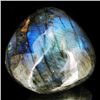 Image 1 : 335ct Large Polished Rainbow Labradorite Cabochon (MIN-001641)