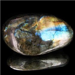 1005ct Large Polished Rainbow Labradorite Cabochon (MIN-001649)