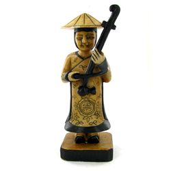 Handcarved Marble Chinese Musician (CLB-1026)