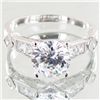 Image 1 : 18.6twc Lab Diamond White Gold Vermeil/925 Ring (JEW-3957)