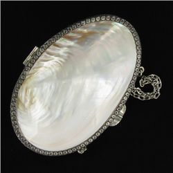 Handcrafted Mother of Peral Evening Bag (ACT-241)