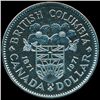 Image 2 : 1971 Canada $1 MS67 NC ERROR (COI-10299)
