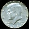 Image 2 : 1966 JFK Half AU STRONG Double Die (COI-10881)