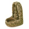 Image 2 : Handcrafted Cast Sandstone Buddha Candle Holder (CLB-1032)