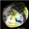 Image 1 : 730ct Large Polished Rainbow Labradorite Cabochon (MIN-001665)