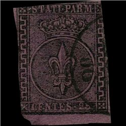 1852 Parma 25c Stamp (STM-0940)