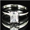 Image 1 : 10.85twc Lab Diamond White Gold Vermeil/925 Ring (JEW-3948)