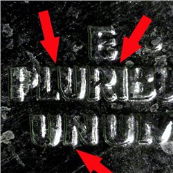 1963 Franklin Half MS64/65 Double Die ERROR (COI-10844)