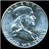 Image 2 : 1963 Franklin Half MS64/65 Double Die ERROR (COI-10844)
