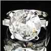 Image 1 : 27.65twc Lab Diamond White Gold Vermeil/925 Ring (JEW-3953)
