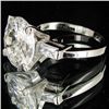 Image 2 : 27.65twc Lab Diamond White Gold Vermeil/925 Ring (JEW-3953)